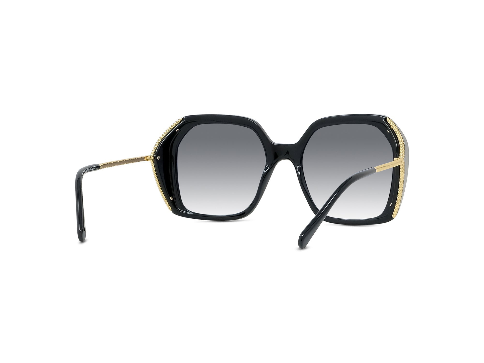 Sunglasses Falabella - Shiny Black  & Gradient Smoke