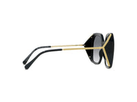 Sunglasses Falabella - Shiny Black  & Gradient Smoke