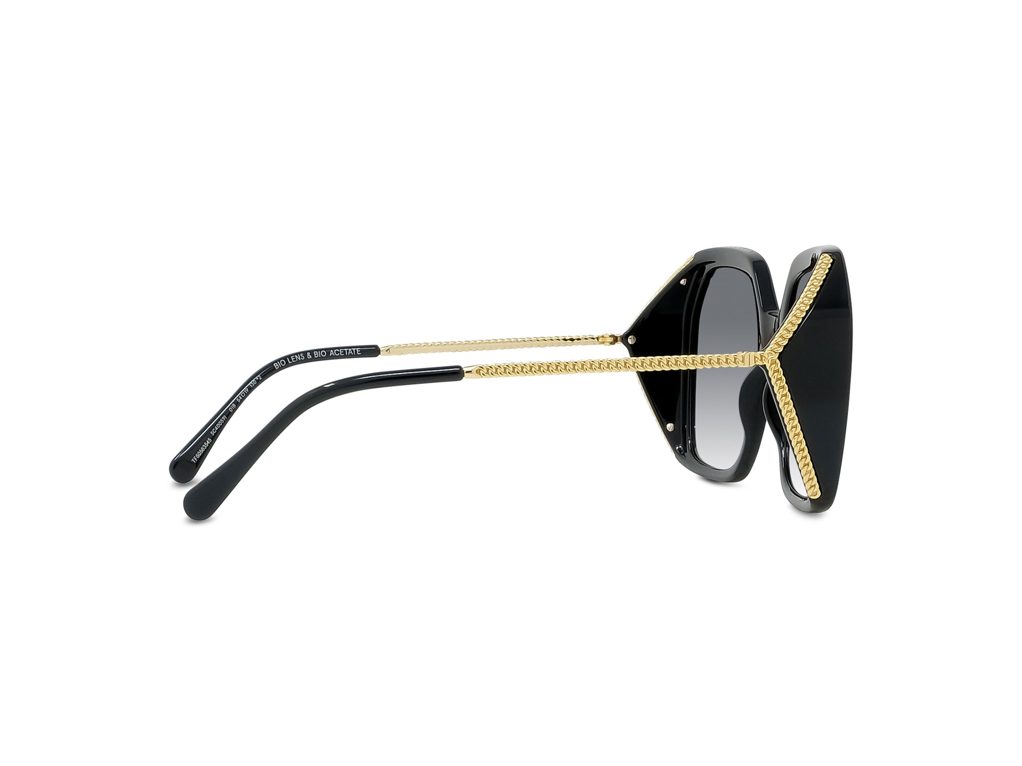 Sunglasses Falabella - Shiny Black  & Gradient Smoke