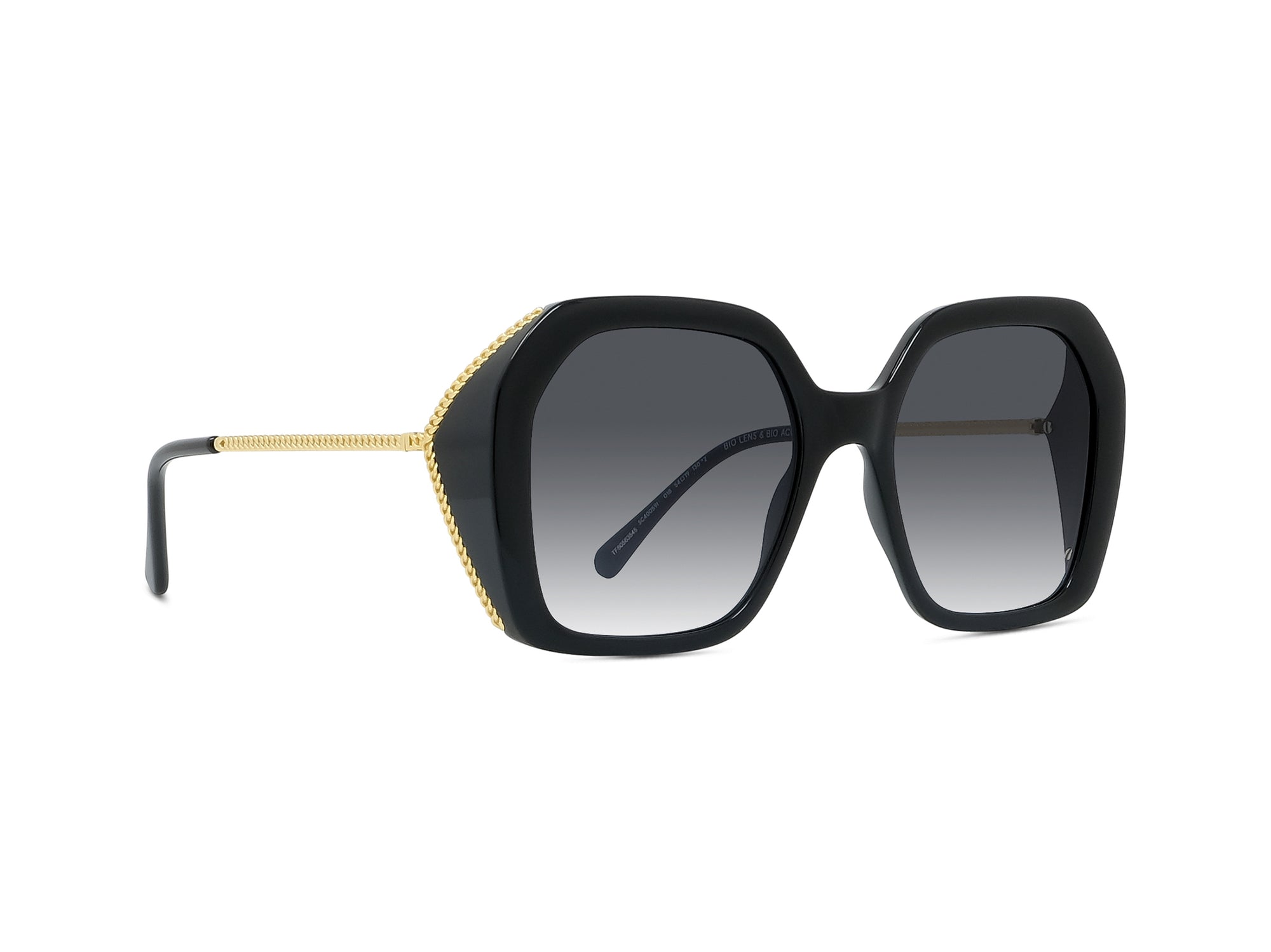 Sunglasses Falabella - Shiny Black  & Gradient Smoke