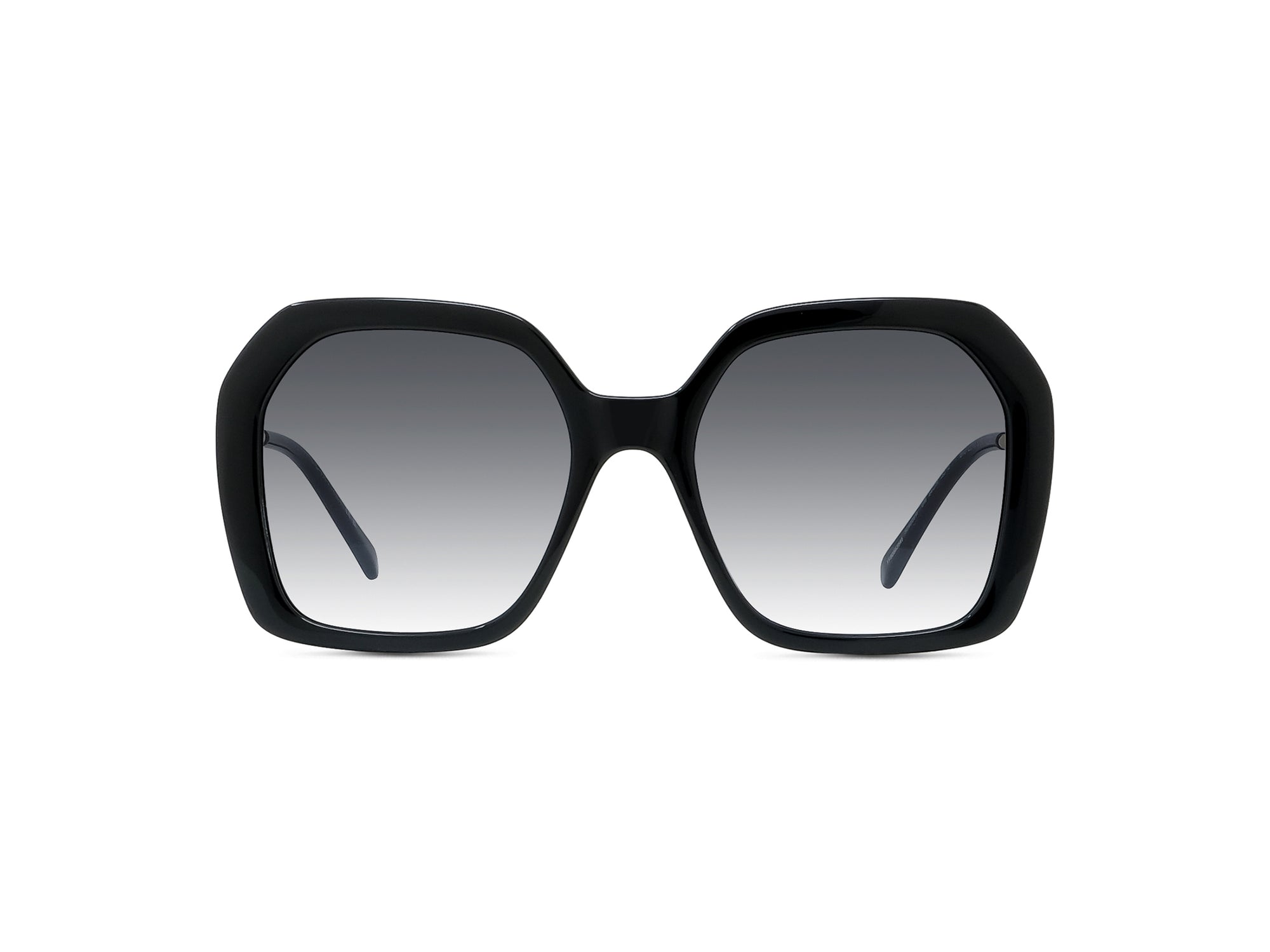 Sunglasses Falabella - Shiny Black  & Gradient Smoke