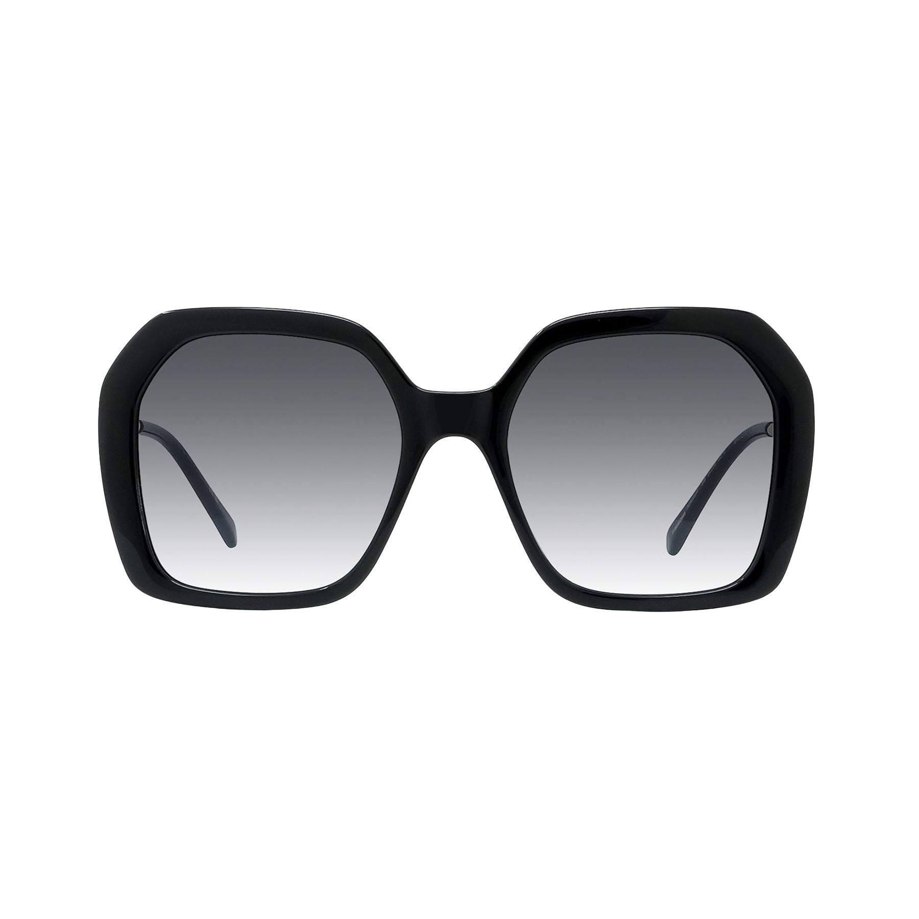 Lunettes de soleil Falabella - Shiny Black & Gradient Smoke