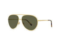 Sunglasses Pilot - Shiny Endura Gold & Green