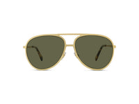 Sunglasses Pilot - Shiny Endura Gold & Green