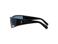 Sunglasses Runway - Shiny Black  & Blue