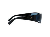 Sunglasses Runway - Shiny Black  & Blue