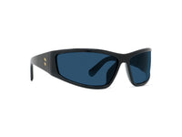 Sunglasses Runway - Shiny Black  & Blue