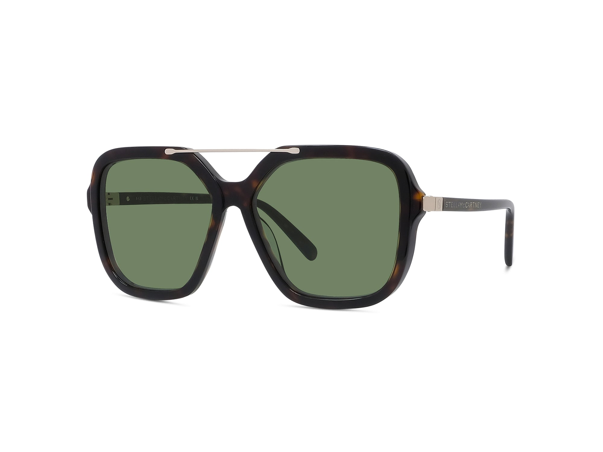 Sunglasses S Wave - Dark Havana & Green