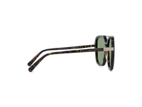 Sunglasses S Wave - Dark Havana & Green
