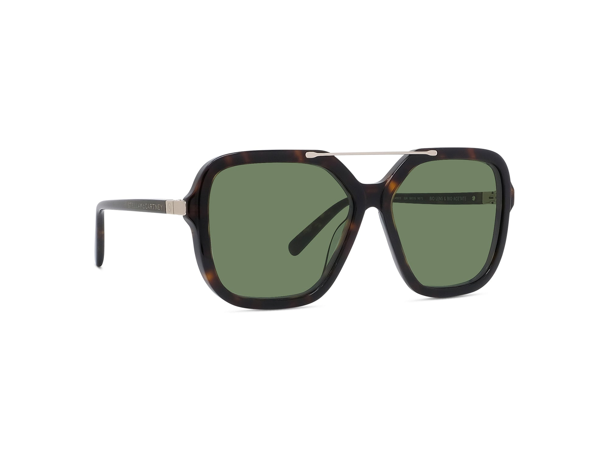 Sunglasses S Wave - Dark Havana & Green