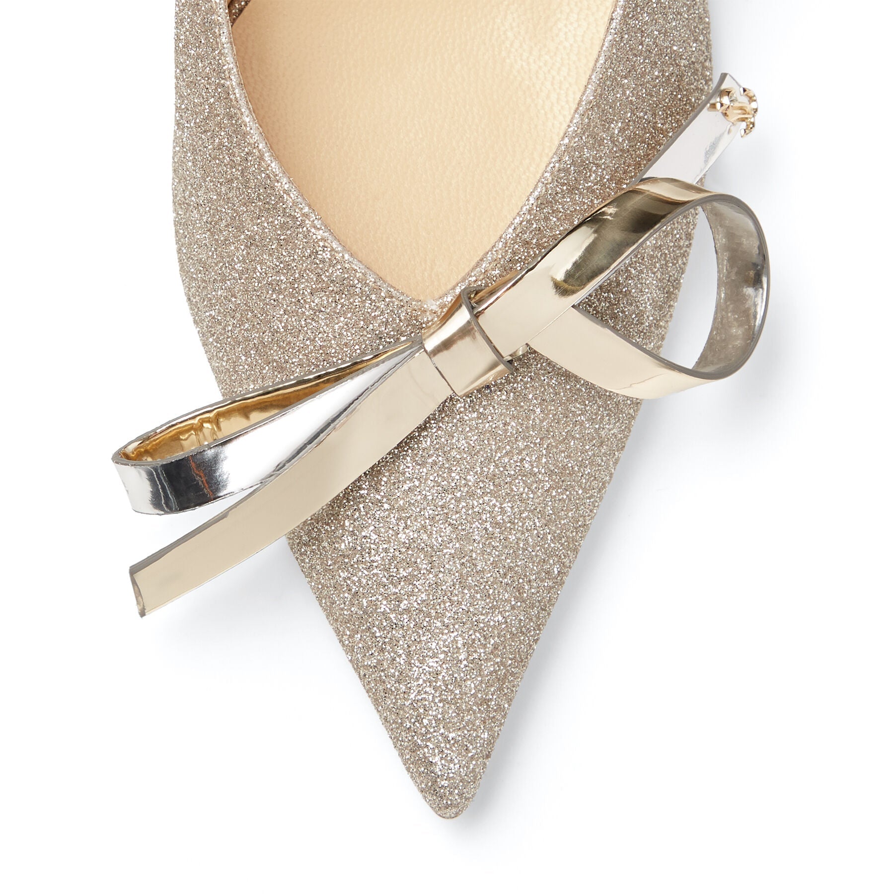 Escarpins Scarlette 85 - Platinum Ice, Champagne & Silver