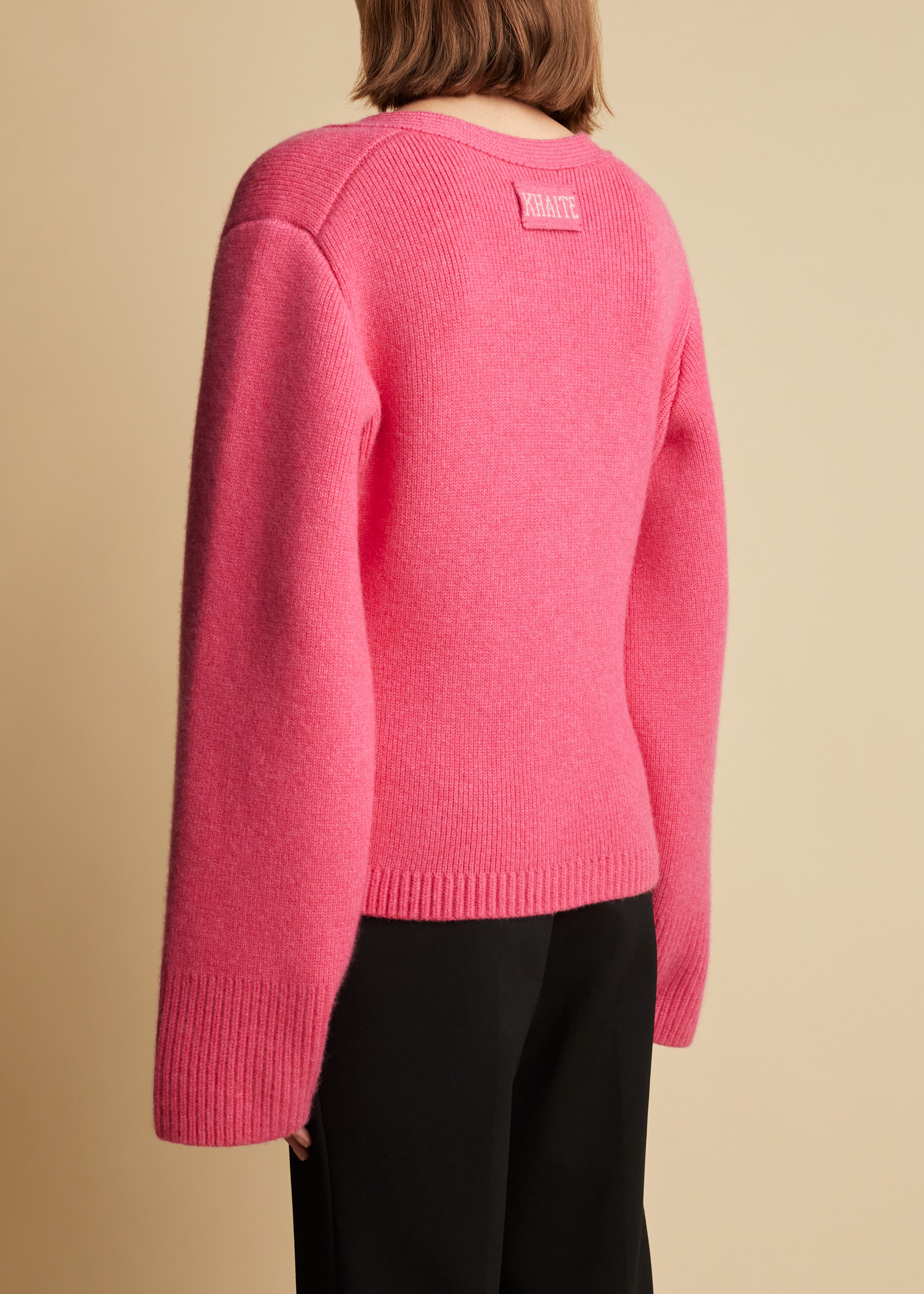 Scarlet cardigan in cashmere - Taffy