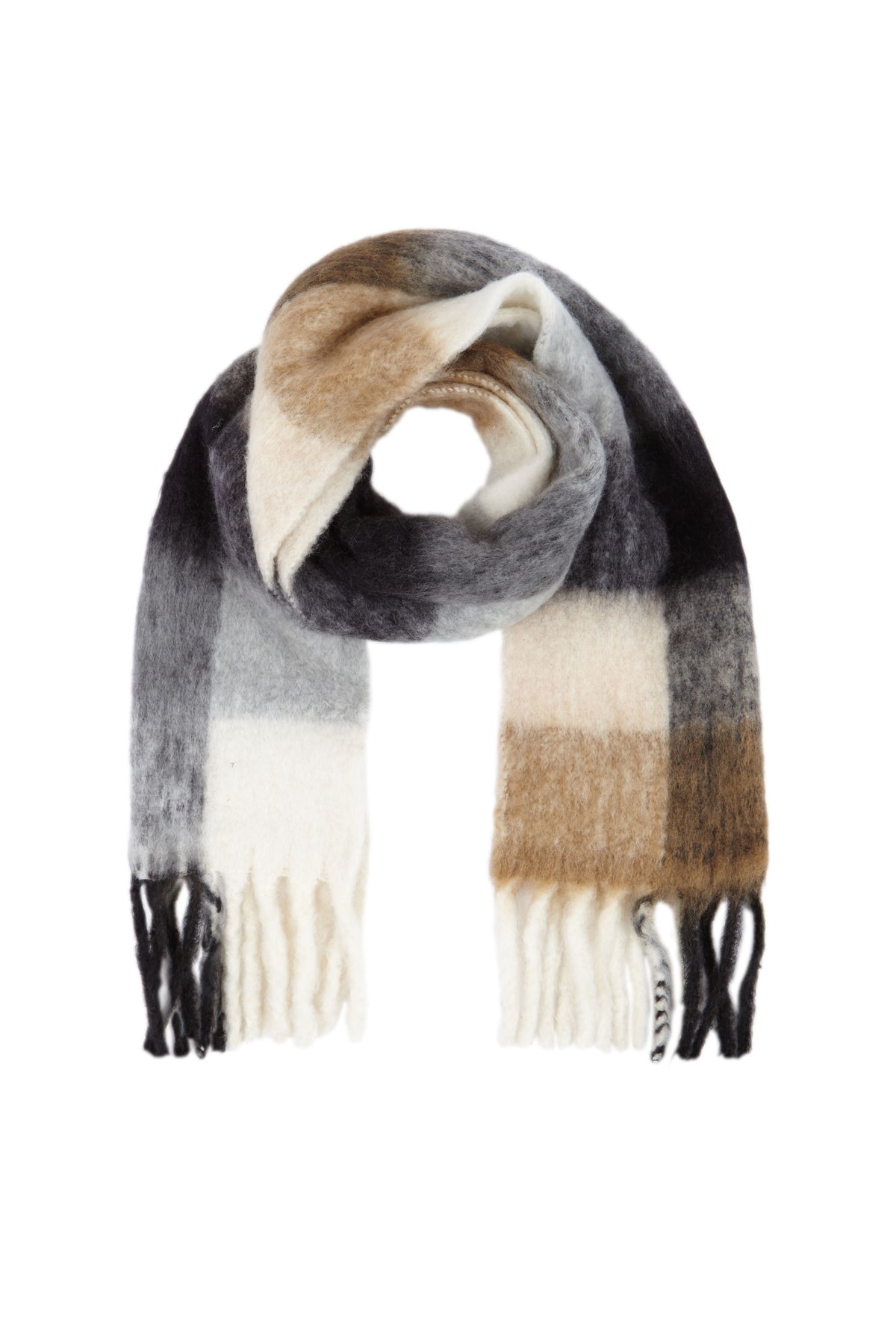 Echarpe Scarves - Black & Brown