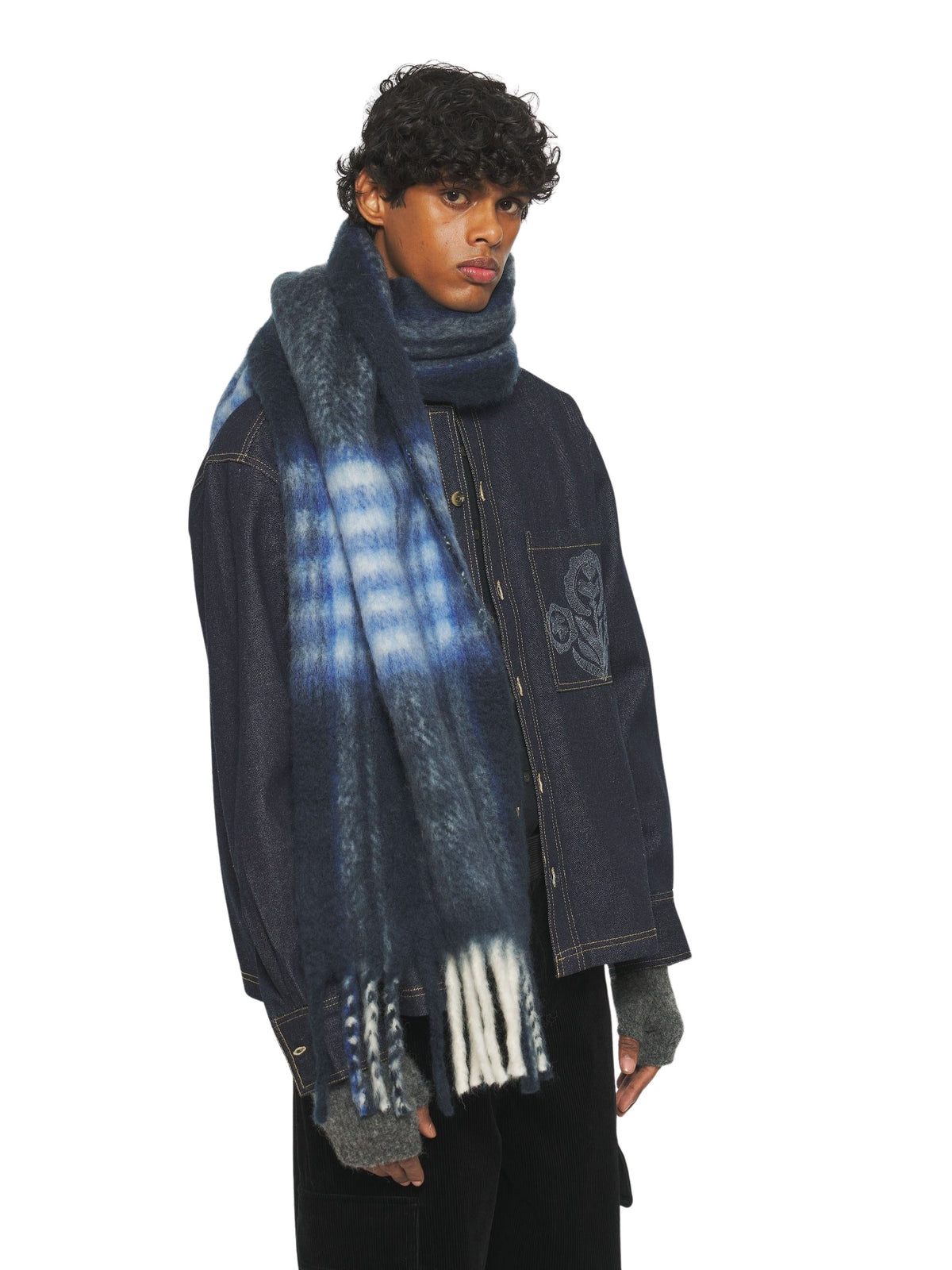 Echarpe Scarves - Navy & Black