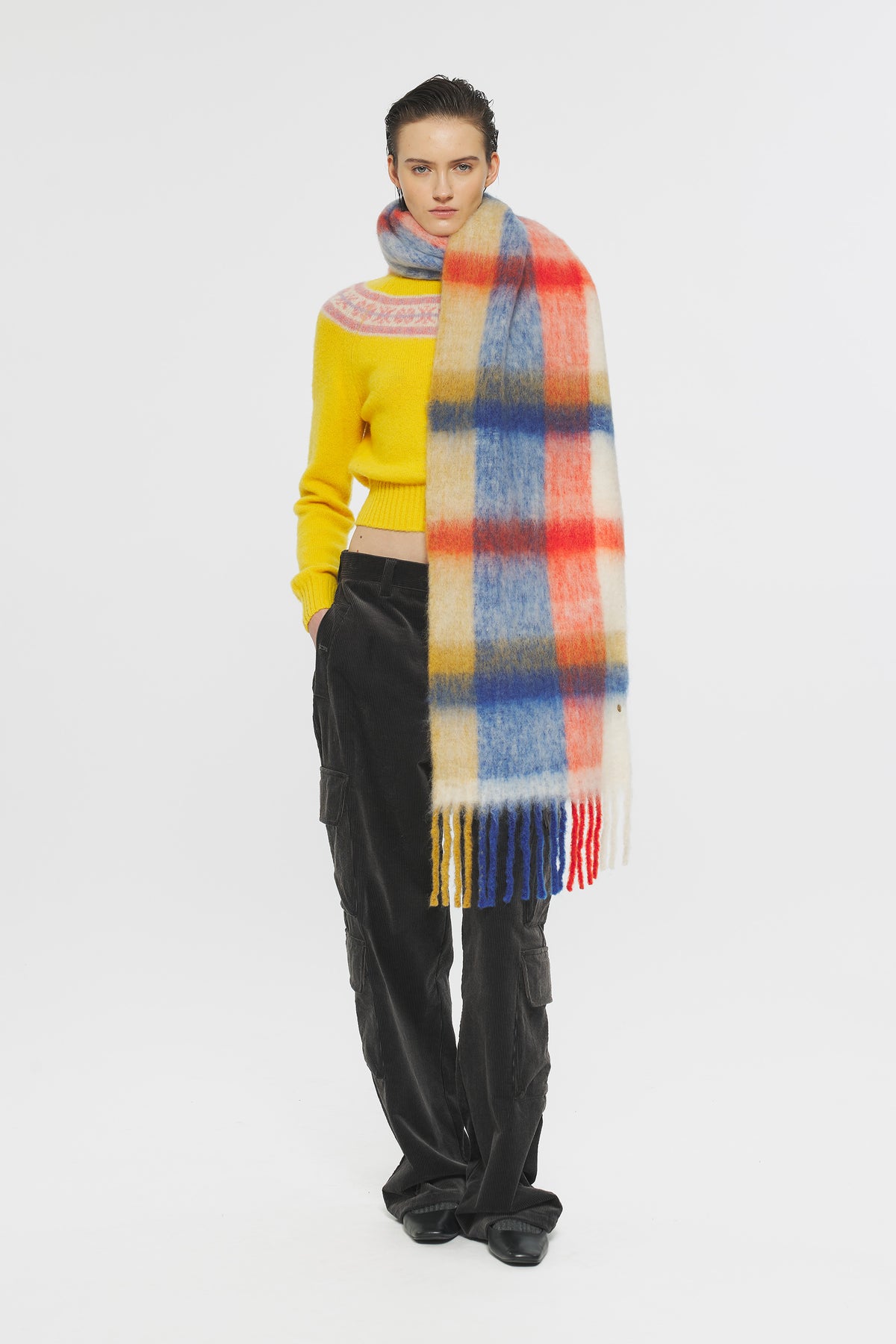 Echarpe Scarves - Red & Blue