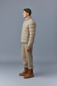 Doudoune courte Scott en laine - Light Camel