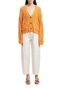 Cardigan Scott rustique - Orange