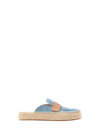 Mocassin Espadrille À Lacets M - Blue