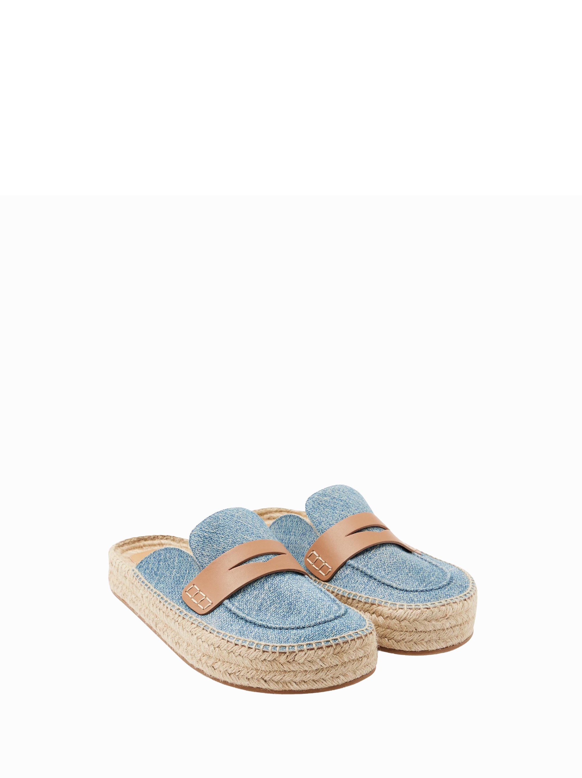 Mocassin Espadrille À Lacets M - Blue