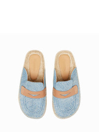 Mocassin Espadrille À Lacets M - Blue