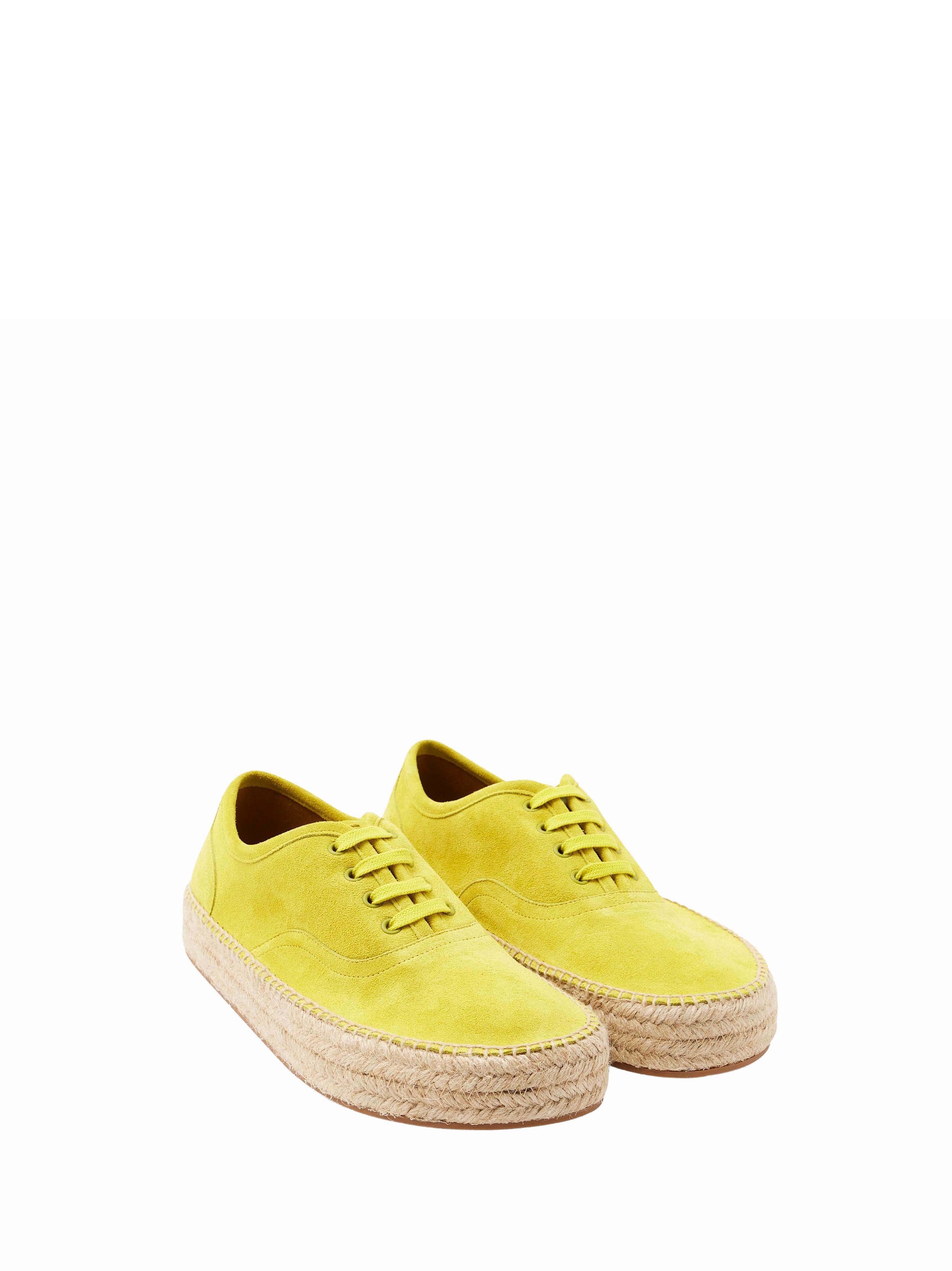 Mocassin Espadrille À Lacets M - Lime