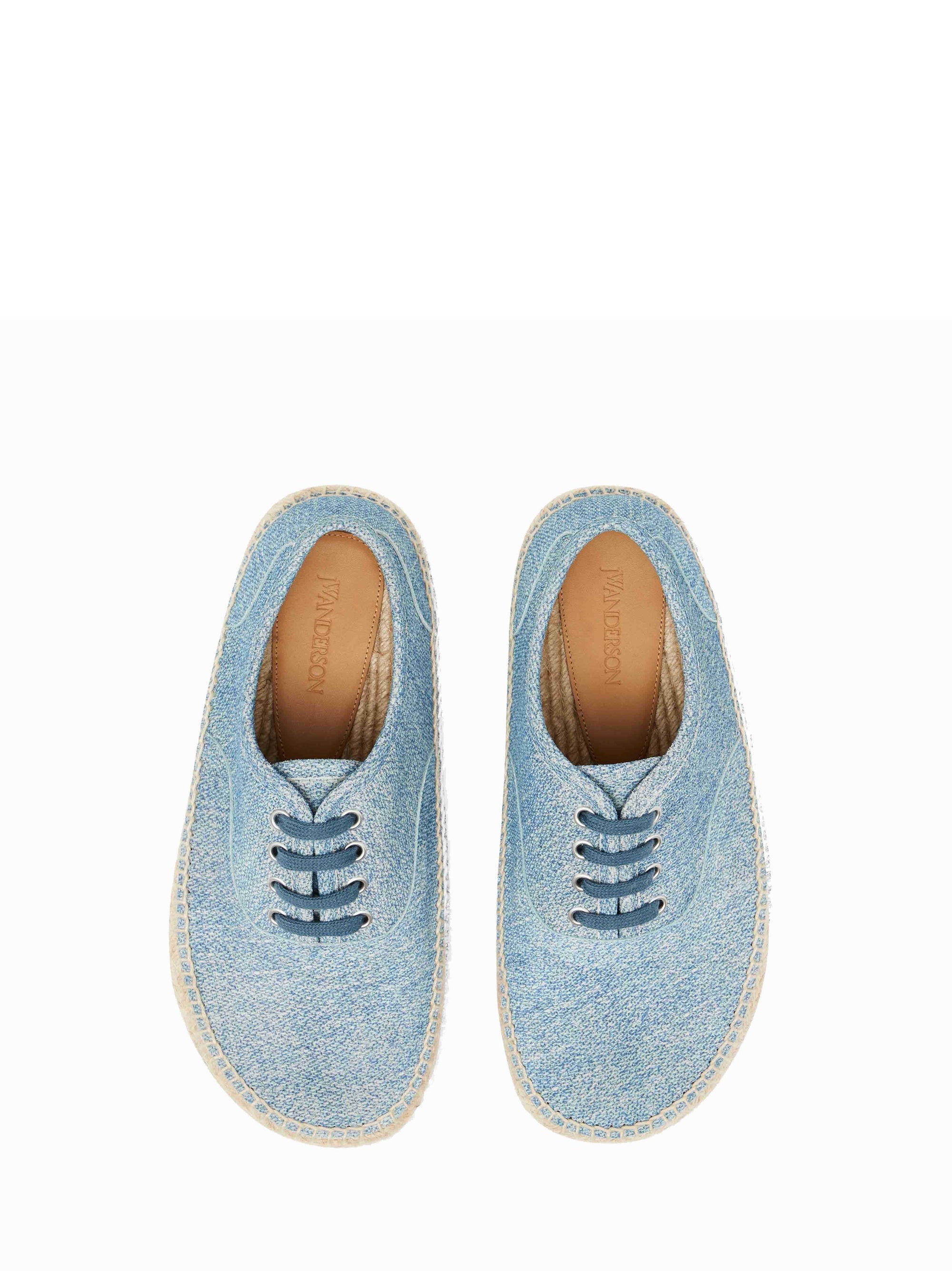 Espadrille À Lacets F - Blue