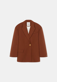 Blazer Search oversize avec boutons - Rust