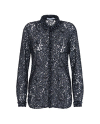 Chemise Selia en dentelle - Silver Grey