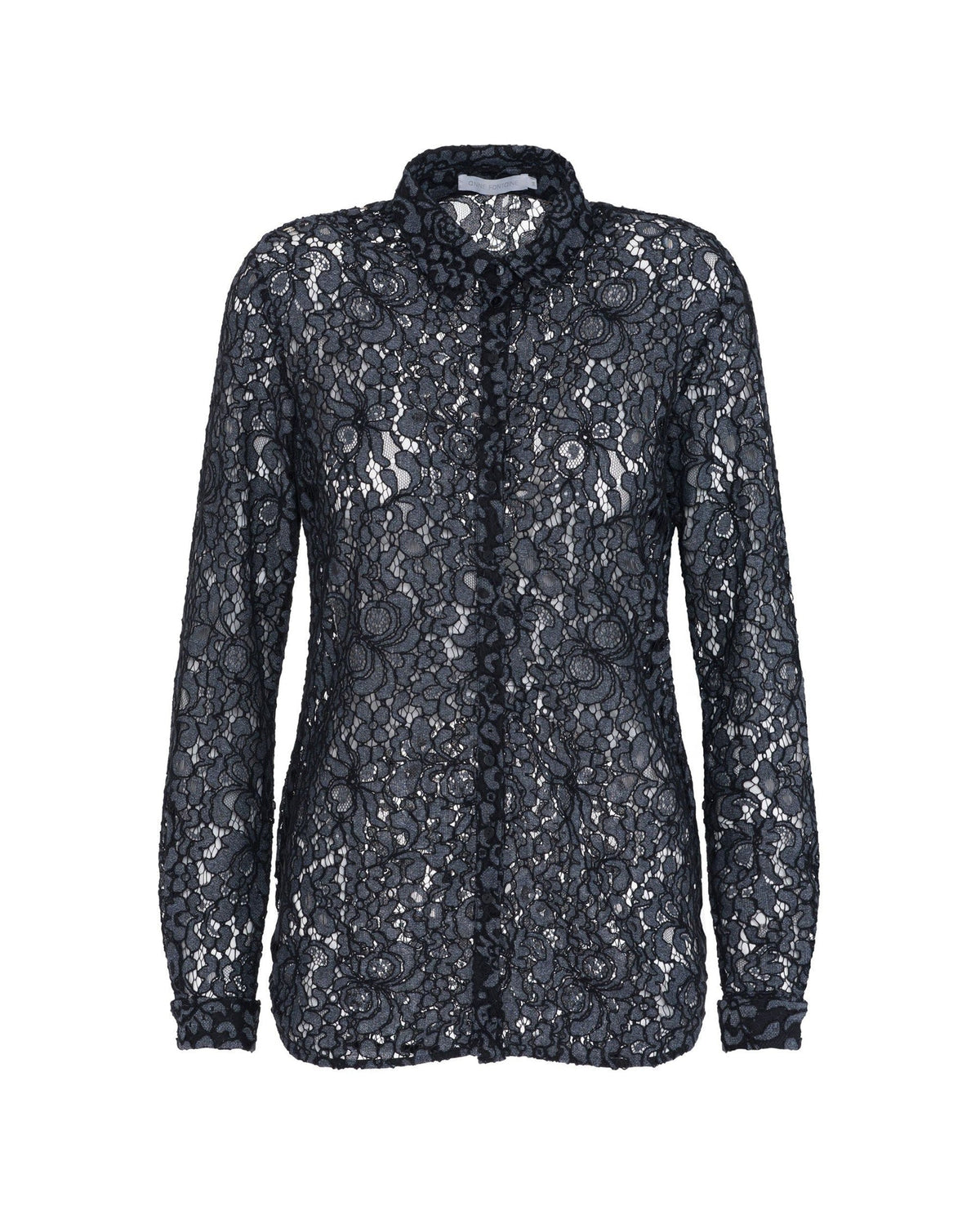 Chemise Selia en dentelle - Silver Grey