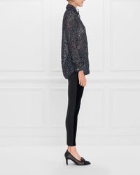 Chemise Selia en dentelle - Silver Grey