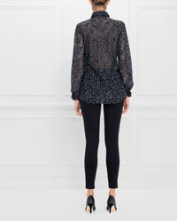 Chemise Selia en dentelle - Silver Grey