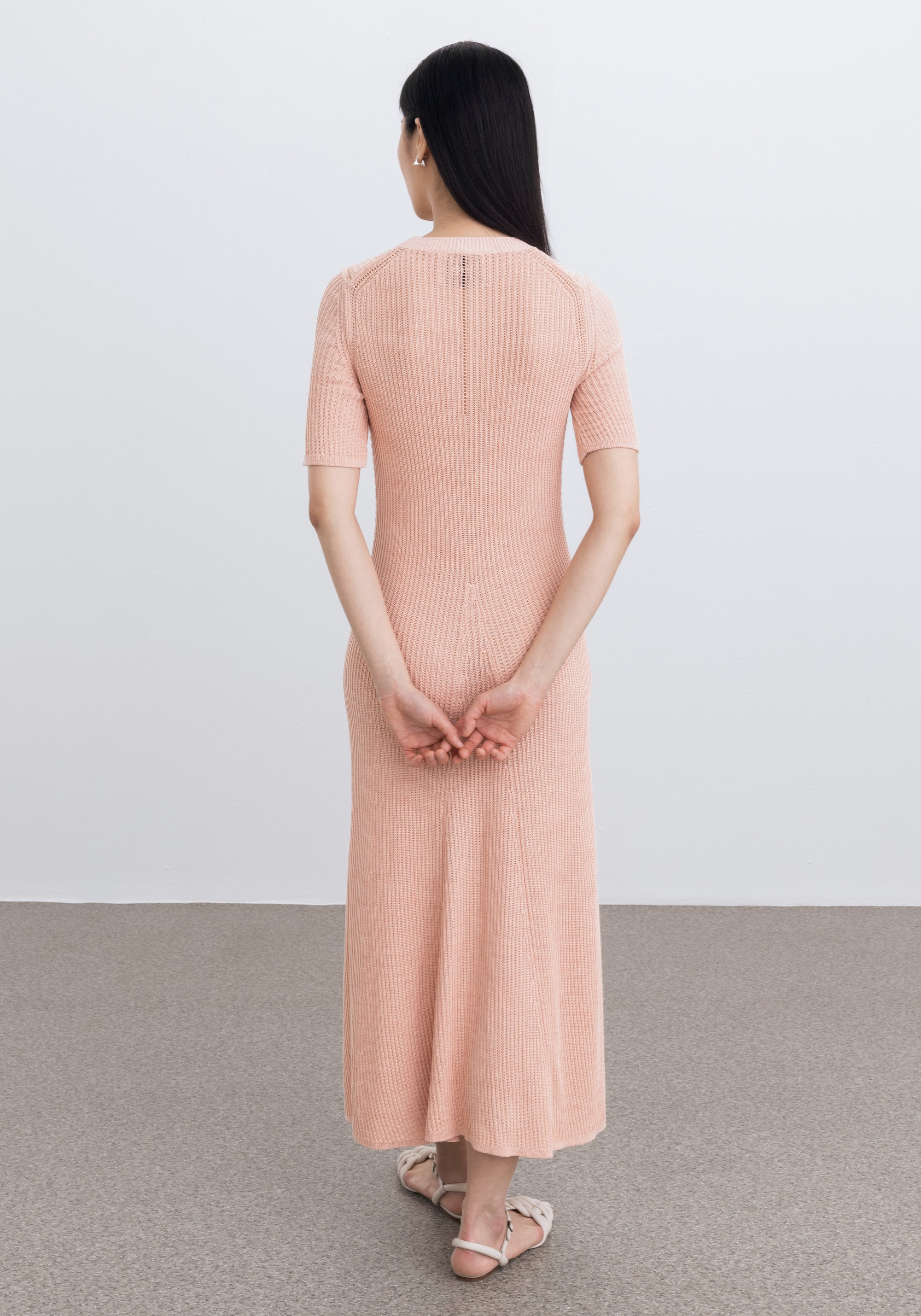 Robe midi Selkie - Apricot