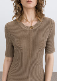 Selkie maxi dress - Truffle