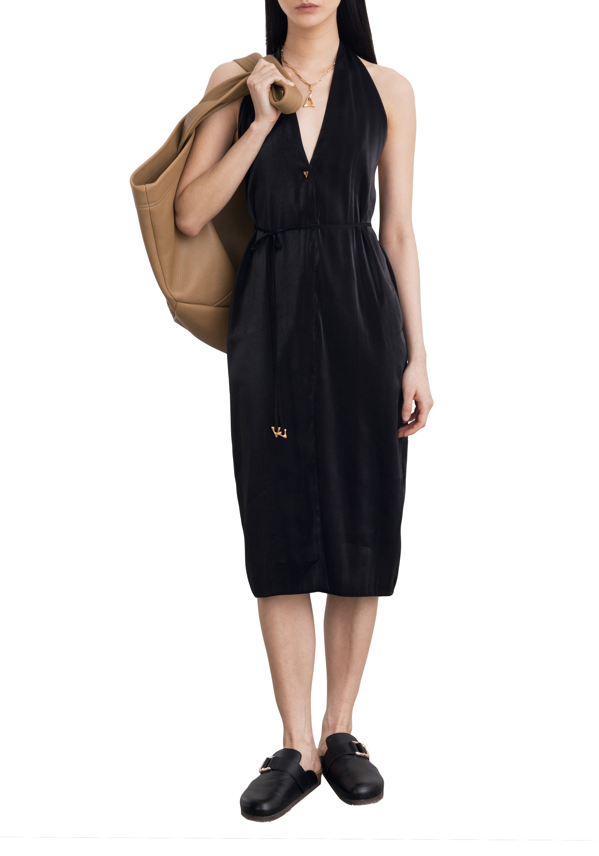 Robe Seraphine dos nu - Black