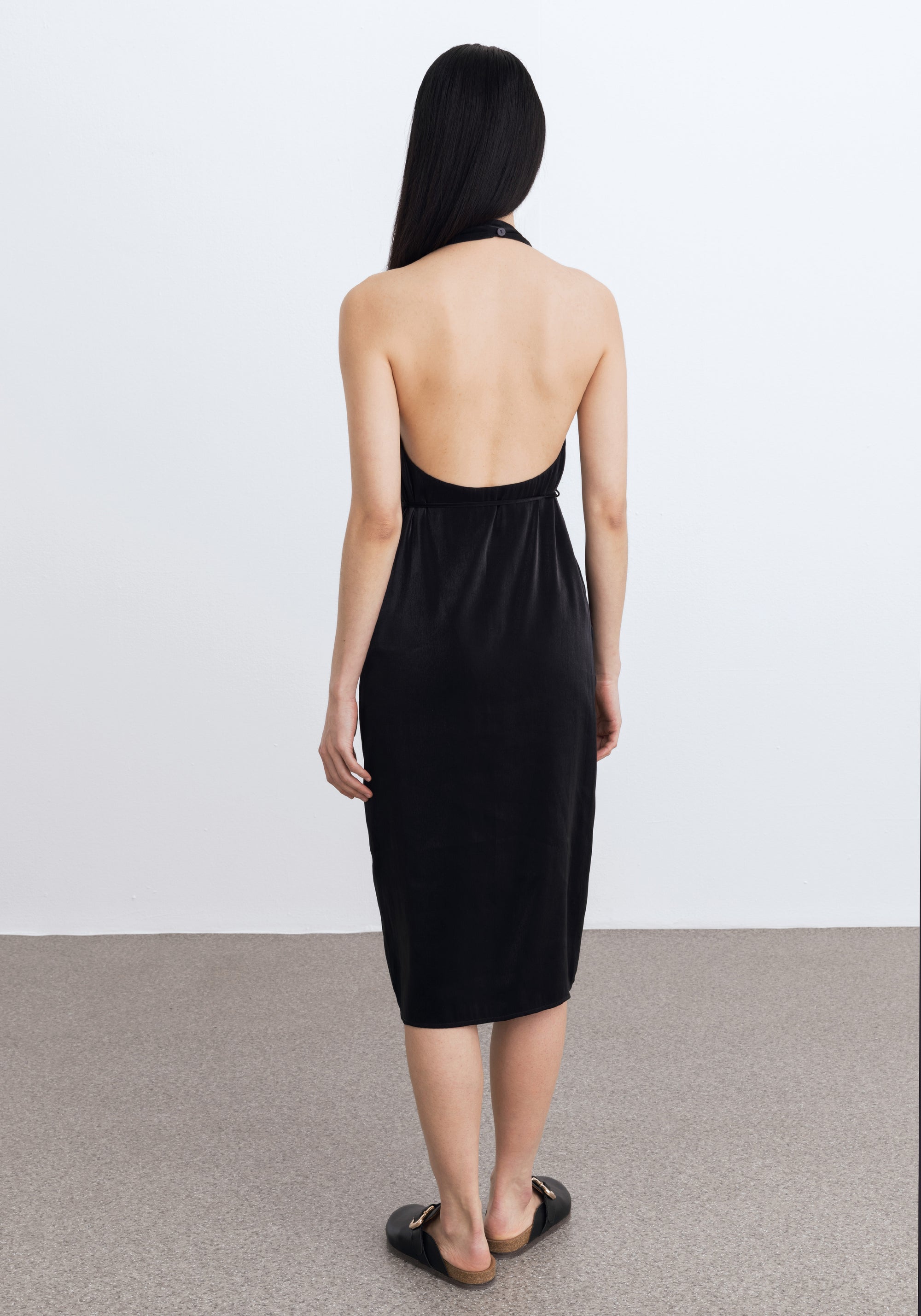 Robe Seraphine dos nu - Black