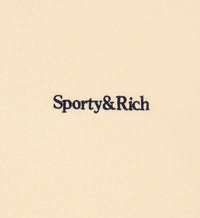 Serif Logo Soft Gym Short - Almond & Navy