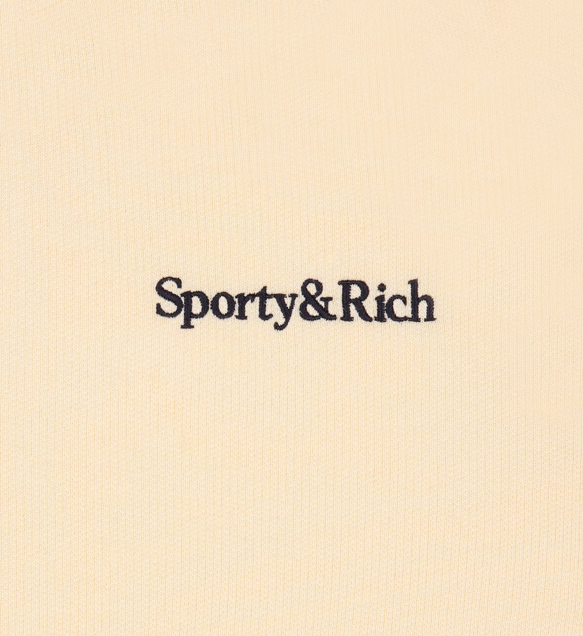 Serif Logo Soft Gym Short - Almond & Navy