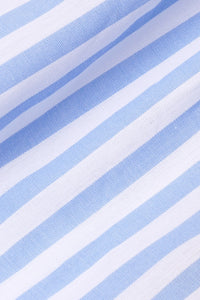 Serif Logo Boxer Short - Sky Blue Striped