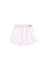 Striped boxer shorts - Pink & White Stripe