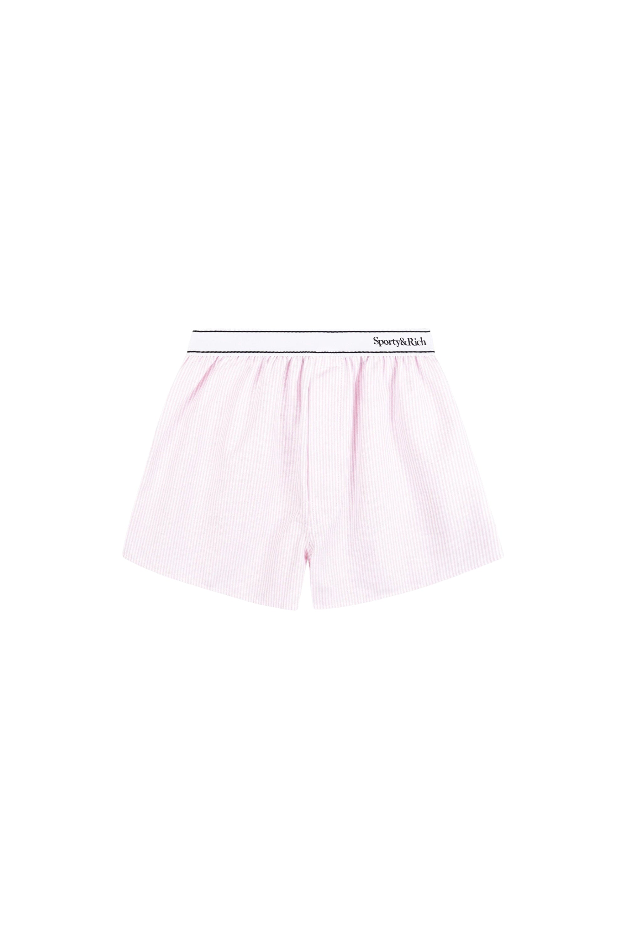 Striped boxer shorts - Pink & White Stripe