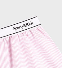 Striped boxer shorts - Pink & White Stripe
