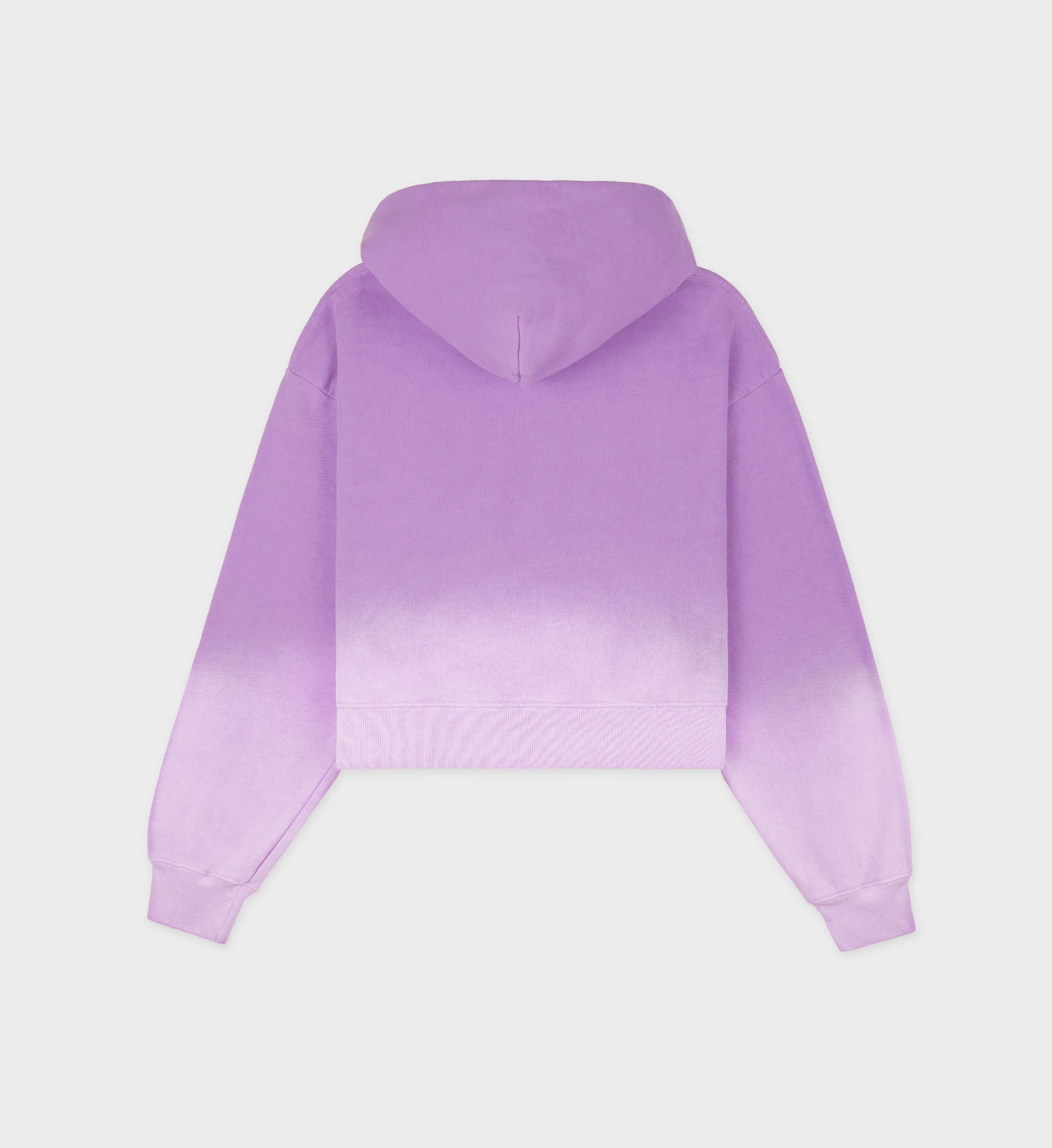 Sweat à capuche Script à broderie - Dip Dye Purple