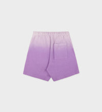 Short Script à broderie - Dip Dye Purple