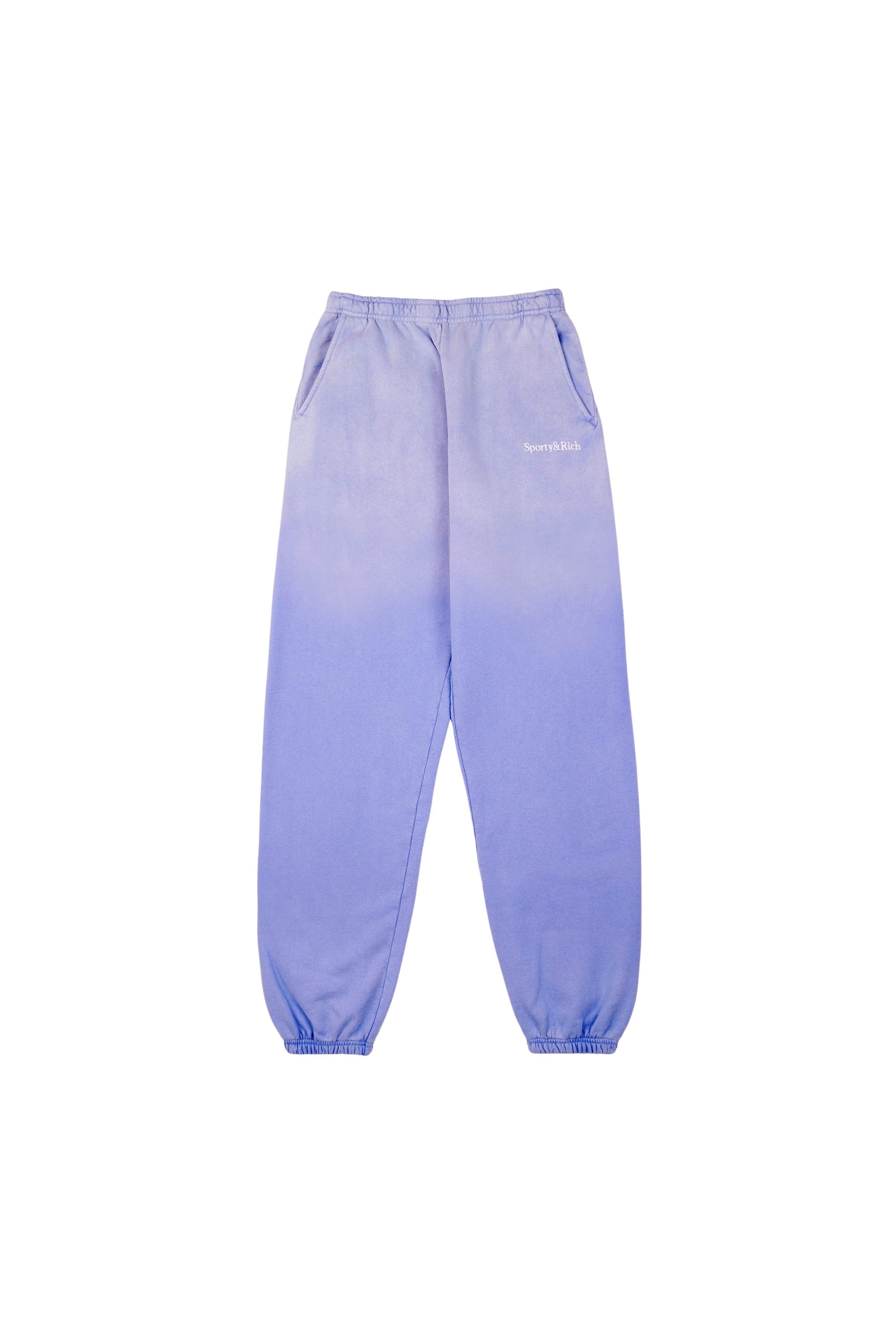 Serif Logo Sweatpant - Dip Dye Blue & White