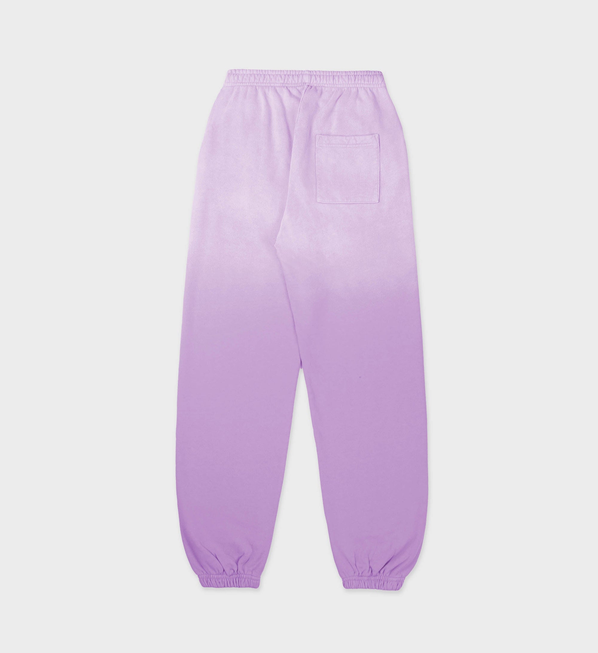 Script sweatpants with embroidery - Dip Dye Purple