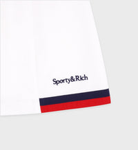 Jupe Script avec logo - White & Navy & Red