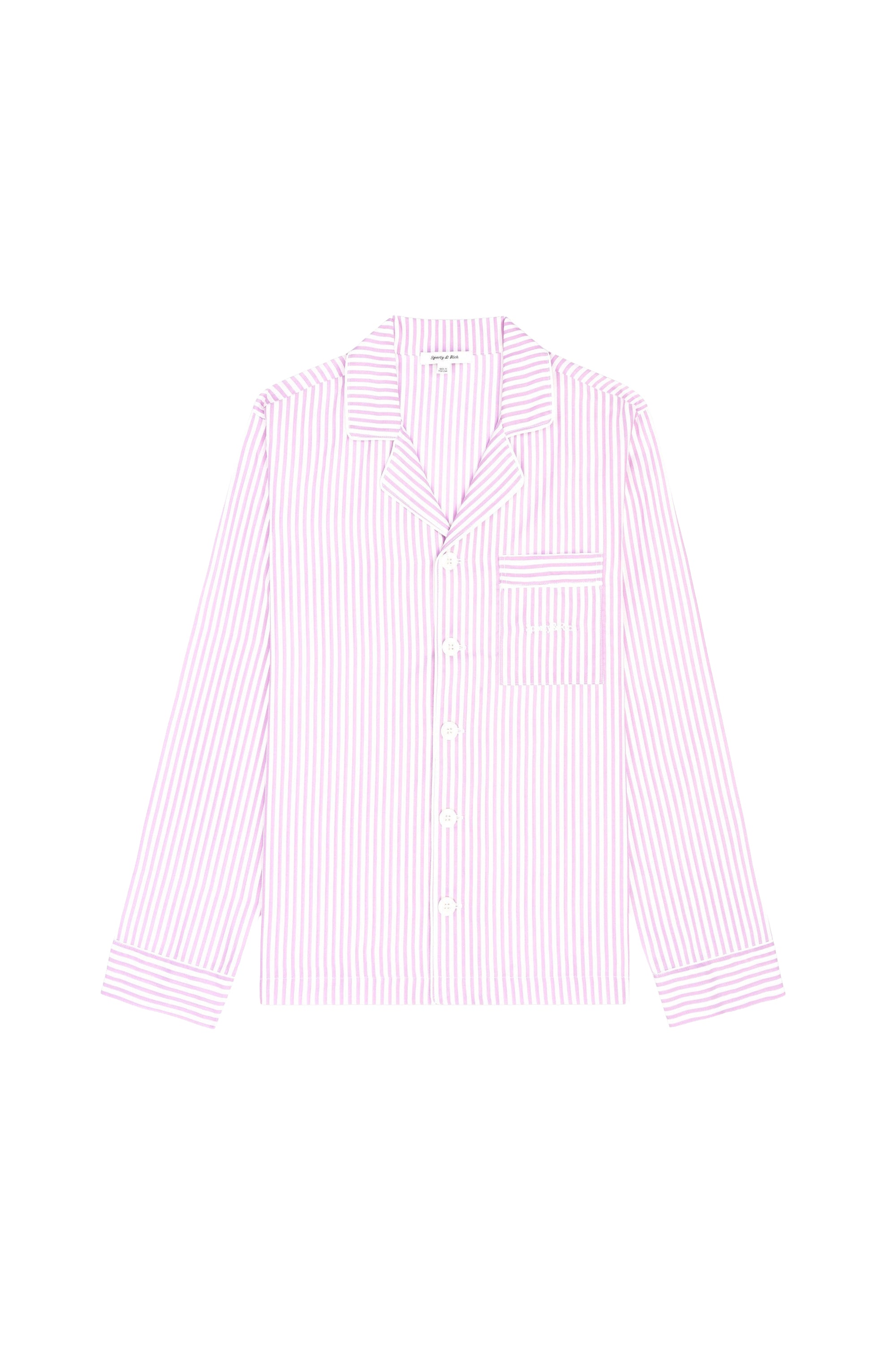 Chemise de pyjama avec logo Serif - Lila