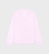 Chemise de pyjama à rayures avec logo - Lilac