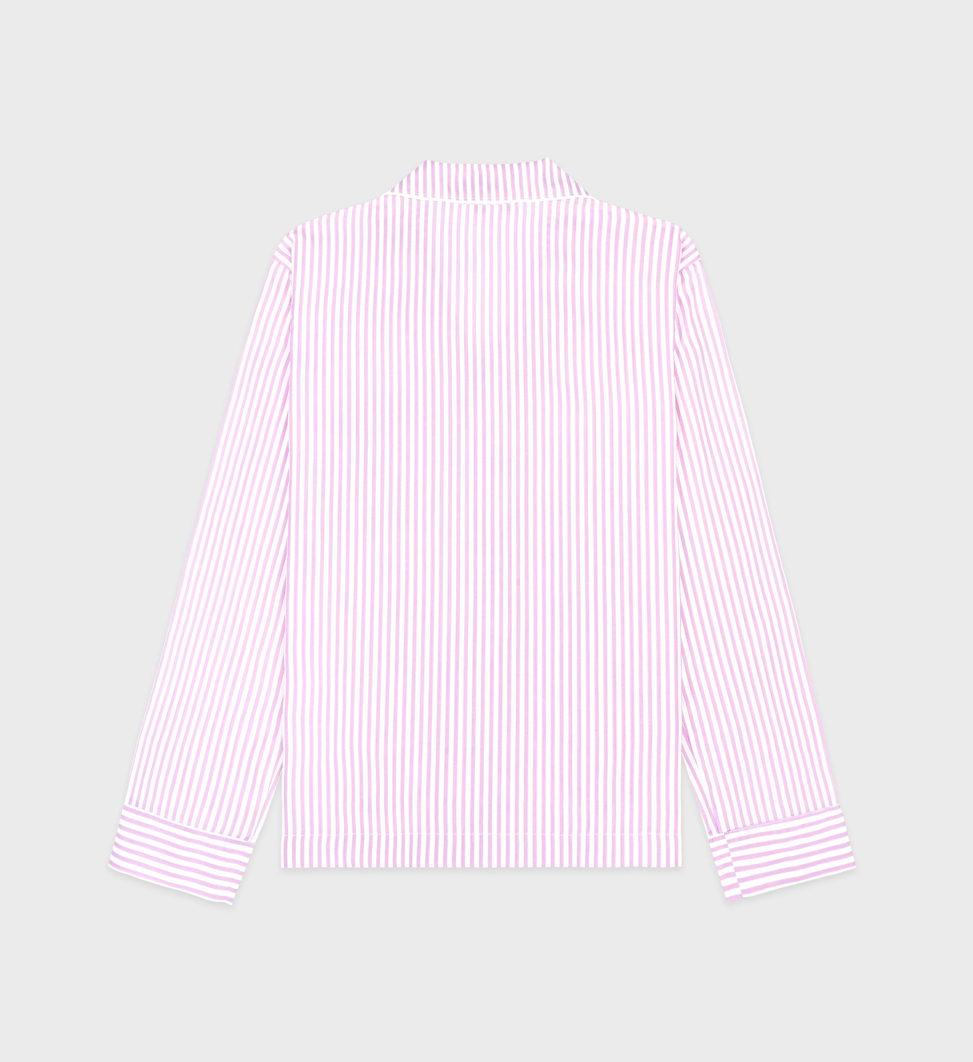 Chemise de pyjama à rayures avec logo - Lilac
