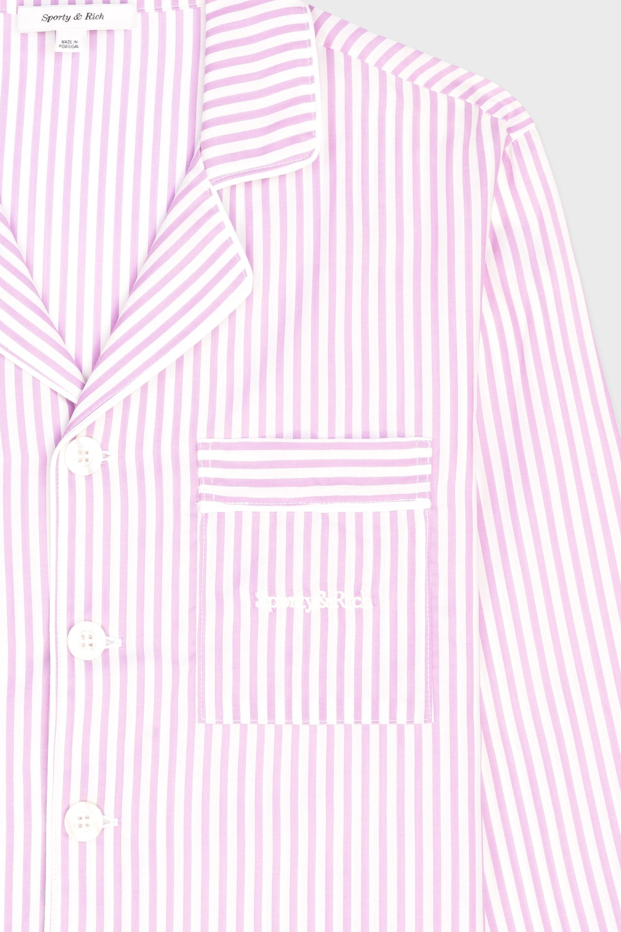 Chemise de pyjama avec logo Serif - Lila